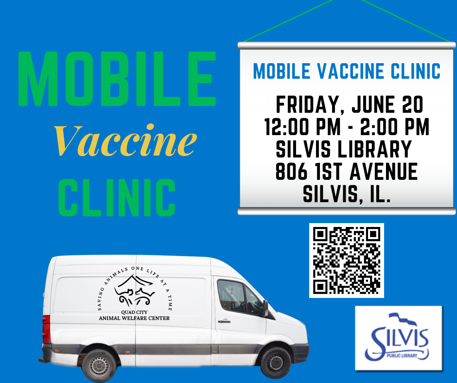 June 20 silvis library mobile vaccine clinic